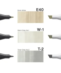 Marker Copic Classic Designer Collection 3-pack - Soft cotton tints
