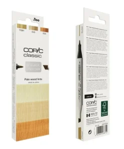 Marker Copic Classic Designer Collection 3-pack - Pale wood tints