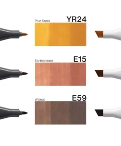 Marker Copic Classic Designer Collection 3-pack - Vivid wood tints