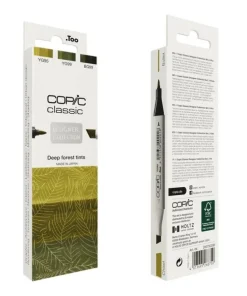 Marker Copic Classic Designer Collection 3-pack - Deep forest tints