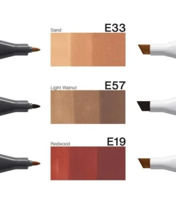 Marker Copic Classic Designer Collection 3-pack - Brick & terra tints
