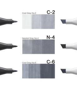 Marker Copic Classic Designer Collection 3-pack - Steel structure tints