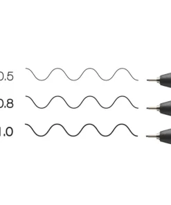 Marker Copic Multiliner Broad 3-pack svart