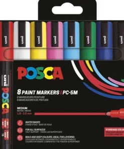 Marker Posca PC-5M 8 basfärger