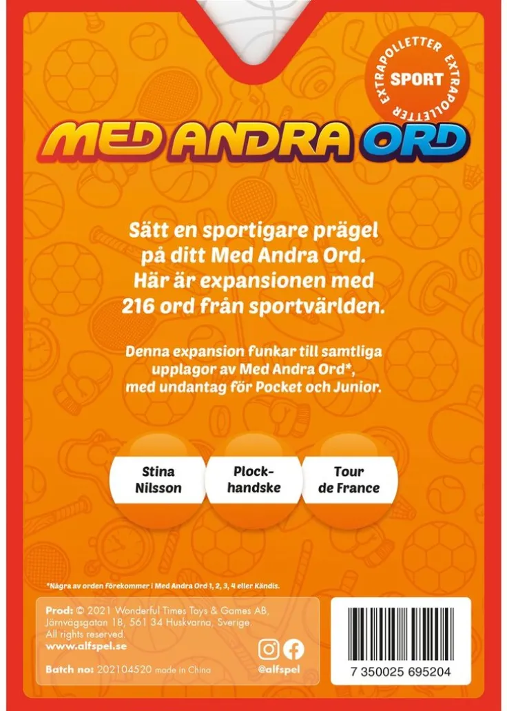 Med andra ord - Sport expansion