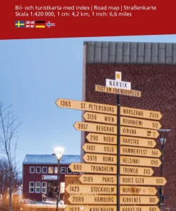 Mellersta och N. Norge 4 EasyMap, 1:420 000
