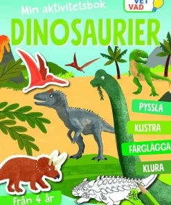 Min aktivitetsbok dinosaurier : med klistermärken
