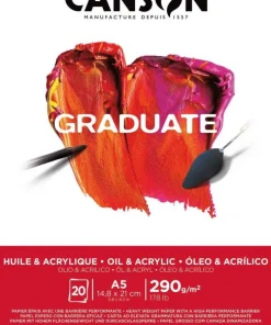 Målarblock A5 Graduate olja/akryl 290g 20 blad