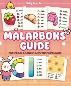 Målarboksguide : För färgläggning med tuschpennor