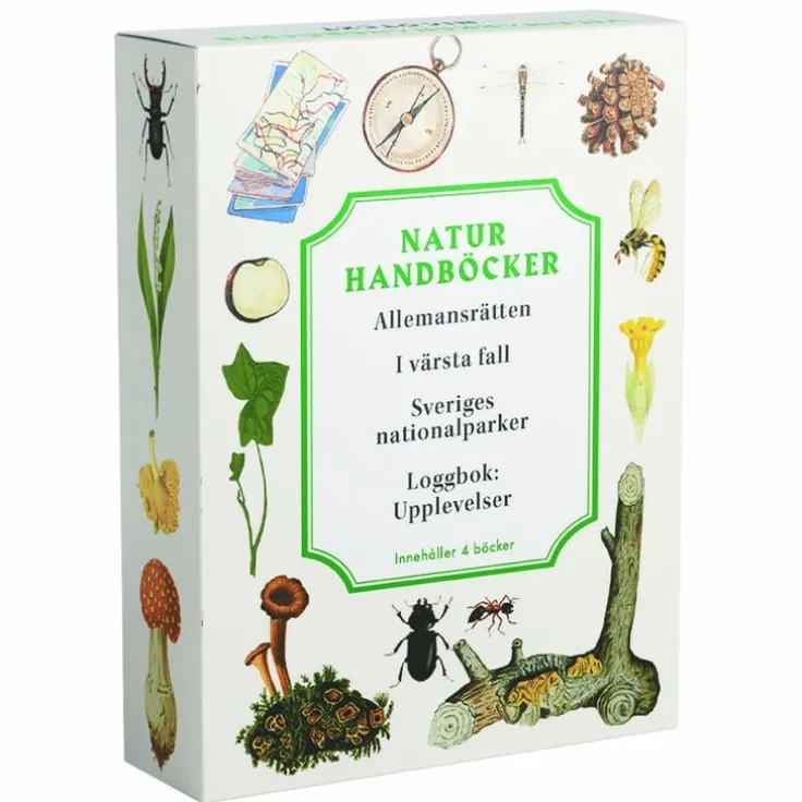 Naturhandböcker : allemansrätten, i värsta fall, Sveriges nationalparker, Loggbok: upplevelser