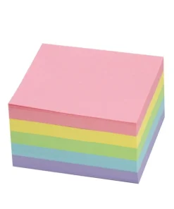 Notisblock 9x9cm pastell