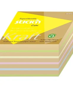 Notisblock 76x76mm 400 blad kraft
