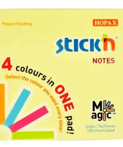 Notisblock 76x76mm 100blad Magic pastell