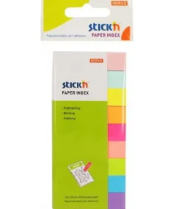 Notisflik Stick'n 50x12mm 9 färger Rainbow