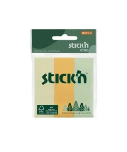 Notisflik Stick'n 76x25mm FSC 3 färger