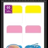 Notisflik Stick'n 28x25mm papper 3 färger