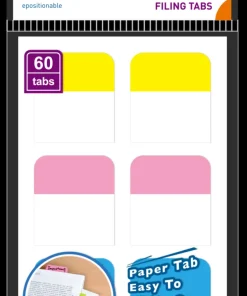 Notisflik Stick'n 28x25mm papper 3 färger