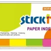 Notisflik 19x50mm papper 4 neonfärger