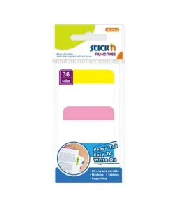 Notisflik 28x45mm papper 36blad 3 färger