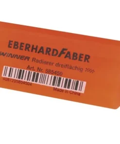 Penngrepp/radergummi Eberhard Faber triangulärt neon