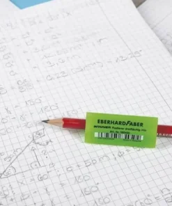 Penngrepp/radergummi Eberhard Faber triangulärt neon
