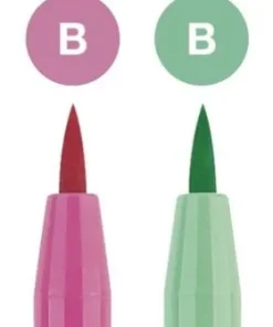 Pennset B PITT Artist Pen pastellfärger 6 färger