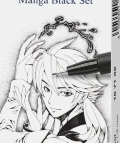 Pennset PITT Artist Pen Manga 4-pack svart