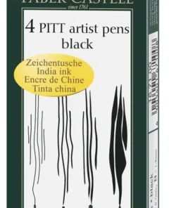Pennset PITT Artist Pen 4-pack svart
