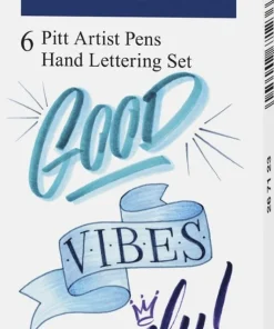 Pennset PITT Artist Pens B 4-pack blåton