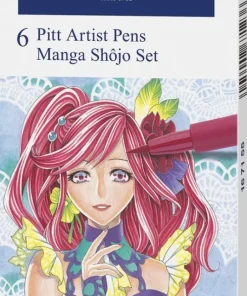 Pennset PITT Artist Pens Manga Shôjo Set