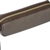 Premium pennfodral i canvas skiffergrå