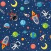Presentpapper rulle 2 x 0,7m astronaut