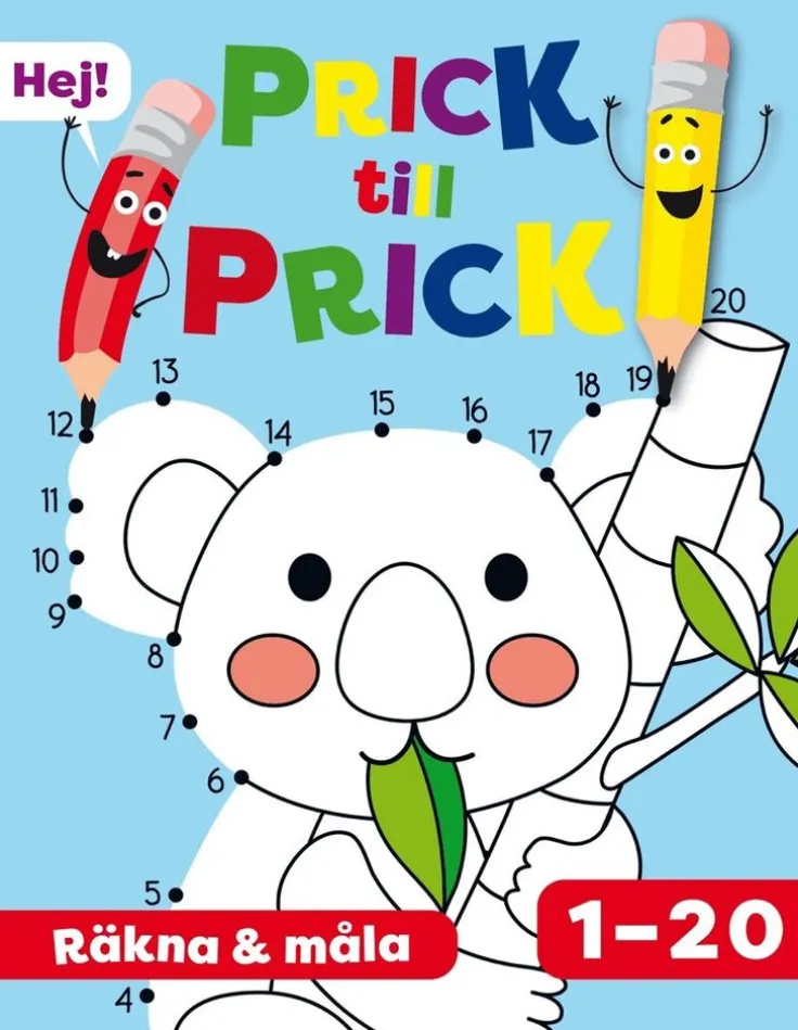 Prick till prick : Räkna och måla