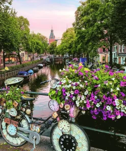 Pussel 1000 bitar - Bicycle Amsterdam