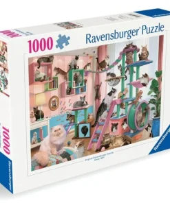 Pussel 1000 bitar - Cat Tree Heaven