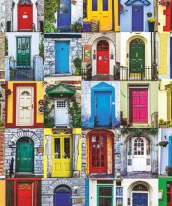 Pussel 1000 bitar - Doors of the World