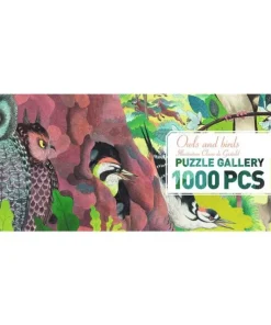 Pussel 1000 bitar - Owls and birds