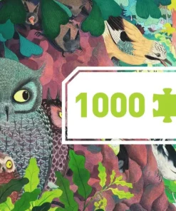 Pussel 1000 bitar - Owls and birds
