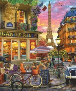 Pussel 1000 bitar - Paris At Dawn