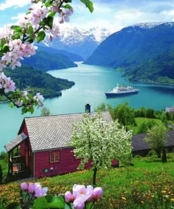 Pussel 500 bitar - Scandinavian Landscape