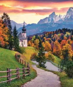 Pussel 1000 bitar - World's Smallest - Bavarian Alps