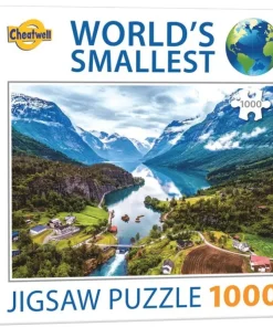 Pussel 1000 bitar - World's Smallest - Fjords Norway