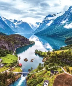 Pussel 1000 bitar - World's Smallest - Fjords Norway