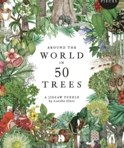 Pussel 1000 bitar Around the World in 50 Trees
