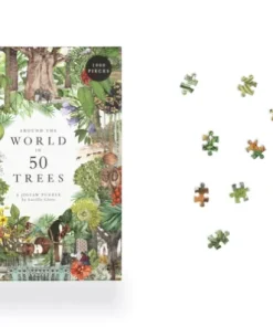 Pussel 1000 bitar Around the World in 50 Trees