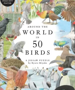 Pussel 1000 bitar Around the World in 50 Birds
