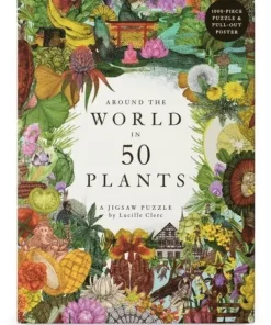 Pussel 1000 bitar Around the World in 50 Plants