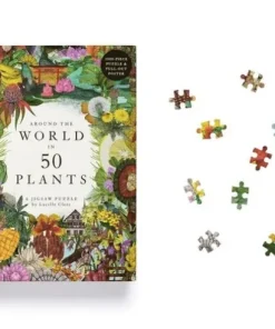 Pussel 1000 bitar Around the World in 50 Plants