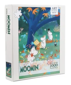 Pussel 1000 bitar Art Puzzle Moomin Play in the Forest