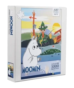 Pussel 1000 bitar Art Puzzle Moomin On Bridge